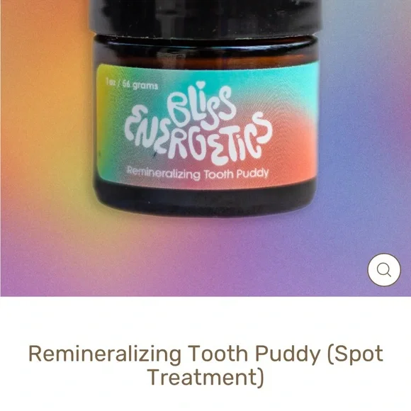 Bliss Energetics Remineralizing Tooth Puddy - Picture 2 of 2